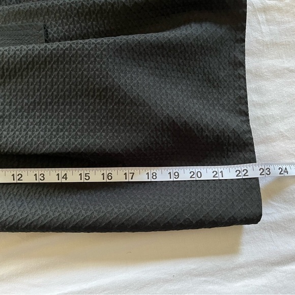 PESERICO Short Flare Large Pleat Belted Lined Black Skirt Made in Italy Sz 6/42 - Picture 12 of 14